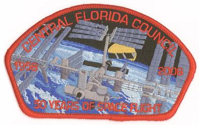 CSP - NASA 50th Anniversary Central Florida Council Shoulder Strip Space Station
